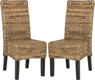 Safavieh Avita 18''H Wicker Dining Chair Natural Furniture 