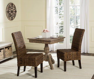 Safavieh Avita Wicker Dining Chair Brown  Feature