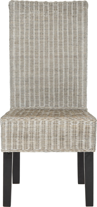 Safavieh Arjun 18''H Wicker Dining Chair Antique Grey Furniture main image