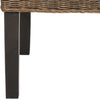Safavieh Arjun 18''H Wicker Dining Chair Brown and Multi Furniture 