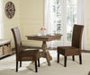 Safavieh Arjun 18''H Wicker Dining Chair Brown and Multi Furniture  Feature