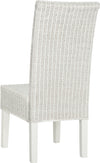 Safavieh Arjun 18''H Wicker Dining Chair White Furniture 
