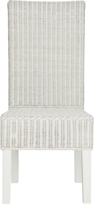 Safavieh Arjun 18''H Wicker Dining Chair White Furniture main image