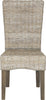 Safavieh Ozias 19''H Wicker Dining Chair White Wash Furniture main image