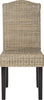 Safavieh Odette 19''H Wicker Dining Chair Grey Furniture main image