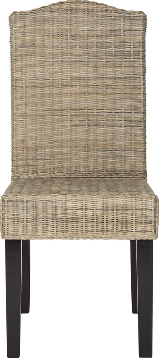 Safavieh Odette 19''H Wicker Dining Chair Grey Furniture main image