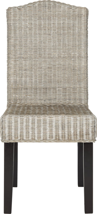 Safavieh Odette 19''H Wicker Dining Chair Antique Grey Furniture main image