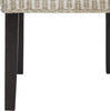 Safavieh Odette 19''H Wicker Dining Chair Antique Grey Furniture 