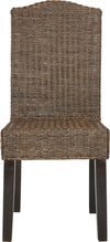 Safavieh Odette 19''H Wicker Dining Chair Brown and Multi Furniture main image