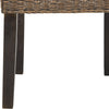 Safavieh Odette 19''H Wicker Dining Chair Brown and Multi Furniture 