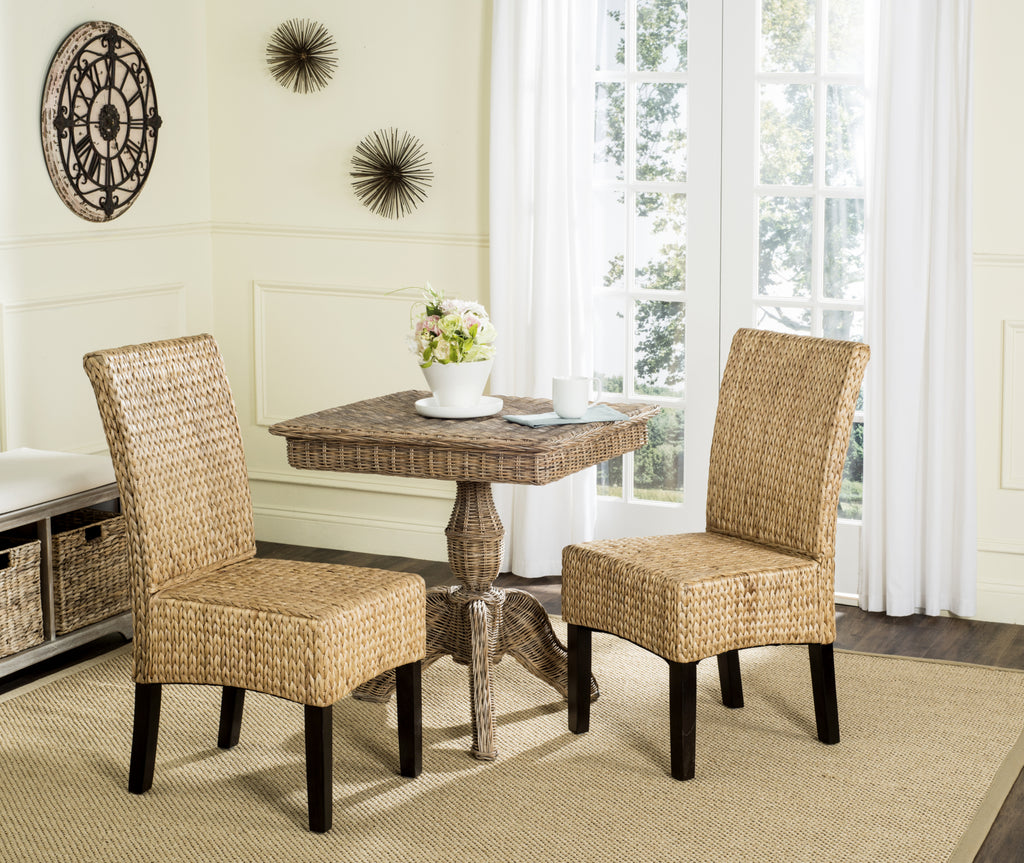 Safavieh Luz 18''H Wicker Dining Chair Natural Furniture  Feature