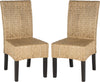 Safavieh Luz 18''H Wicker Dining Chair Natural Furniture 