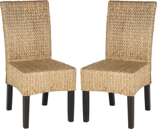 Safavieh Luz 18''H Wicker Dining Chair Natural Furniture 