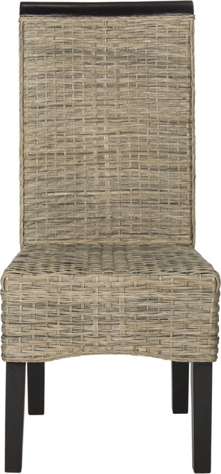 Safavieh Ilya 18''H Wicker Dining Chair Grey Furniture main image