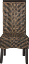 Safavieh Ilya 18''H Wicker Dining Chair Brown and Multi Furniture main image