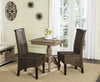 Safavieh Ilya 18''H Wicker Dining Chair Brown and Multi Furniture  Feature