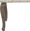 Safavieh Milos 18''H Wicker Dining Chair White Wash Furniture 