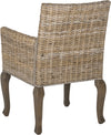 Safavieh Armando 18''H Wicker Dining Chair Natural Furniture 