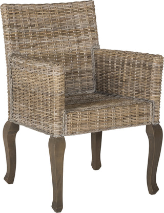 Safavieh Armando 18''H Wicker Dining Chair Natural Furniture 