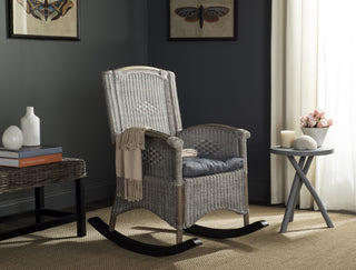 Safavieh Verona Rocking Chair Antique Grey Furniture 