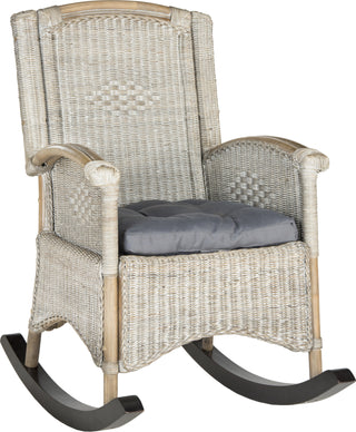 Safavieh Verona Rocking Chair Antique Grey Furniture 