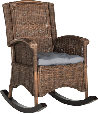 Safavieh Verona Rocking Chair Brown Furniture 