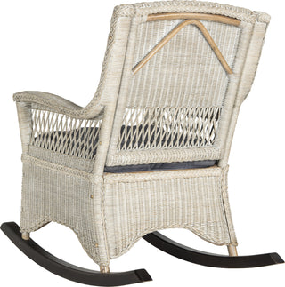 Safavieh Aria Rocking Chair Antique Grey Furniture 