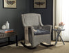 Safavieh Aria Rocking Chair Antique Grey Furniture  Feature