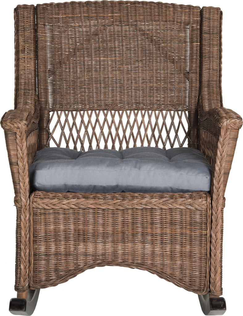 Safavieh Aria Rocking Chair Brown Furniture main image