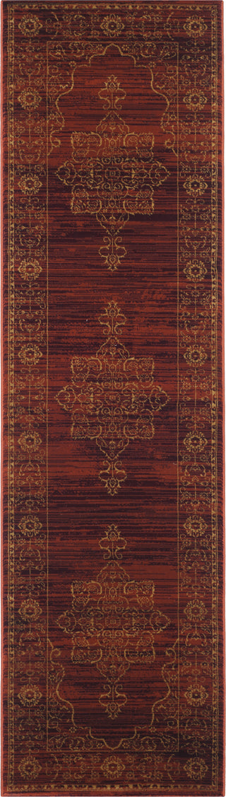 Safavieh Serenity SER210B Ruby/Gold Area Rug 