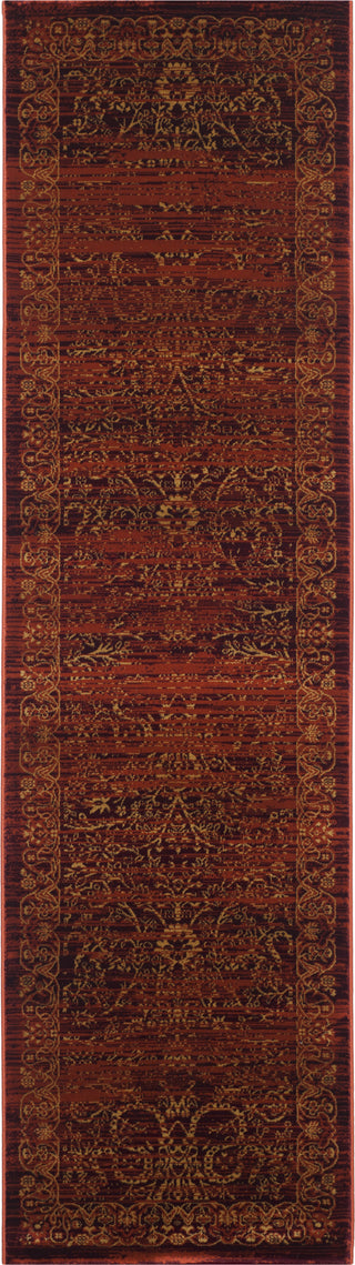 Safavieh Serenity SER214B Ruby/Gold Area Rug 