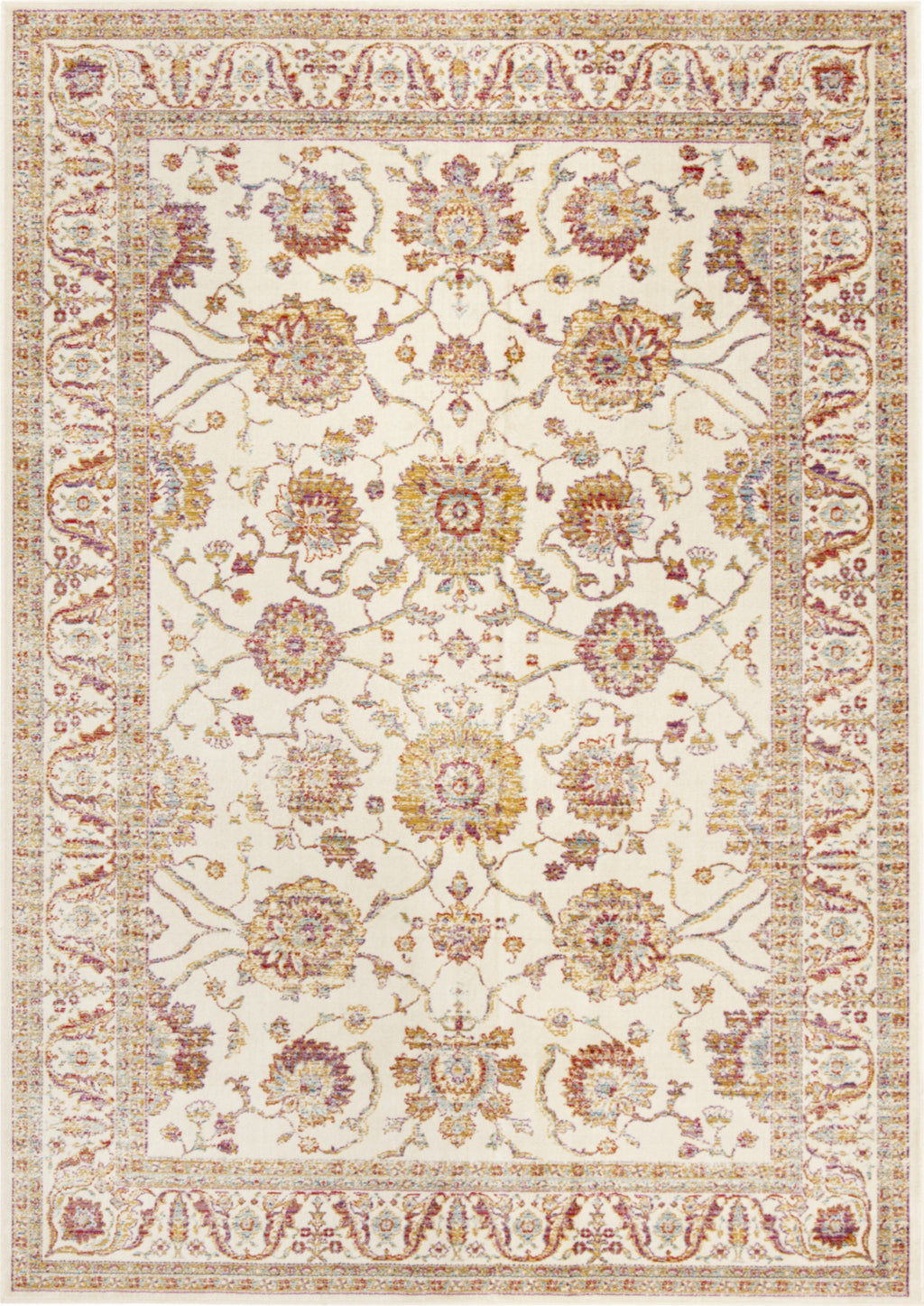 Safavieh Sevilla SEV811B Ivory/Multi Area Rug – Incredible Rugs and Decor