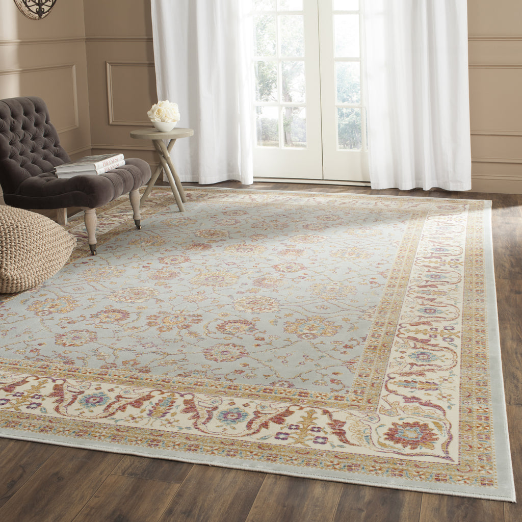 Safavieh Sevilla SEV811F Silver/Ivory Area Rug – Incredible Rugs and Decor