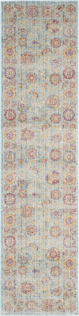 Safavieh Sevilla SEV812C Light Blue/Multi Area Rug 