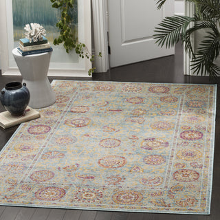 Safavieh Sevilla SEV812C Light Blue/Multi Area Rug 