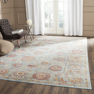 Safavieh Sevilla SEV812C Light Blue/Multi Area Rug 