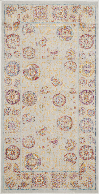 Safavieh Sevilla SEV812D Silver/Multi Area Rug 