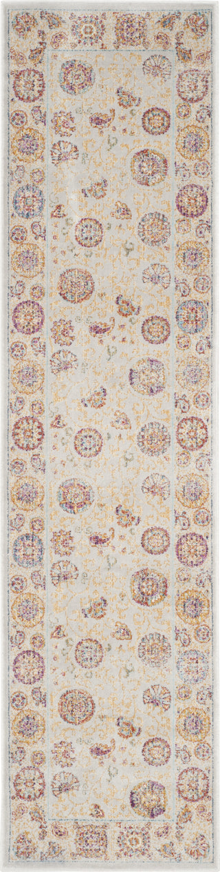 Safavieh Sevilla SEV812D Silver/Multi Area Rug 