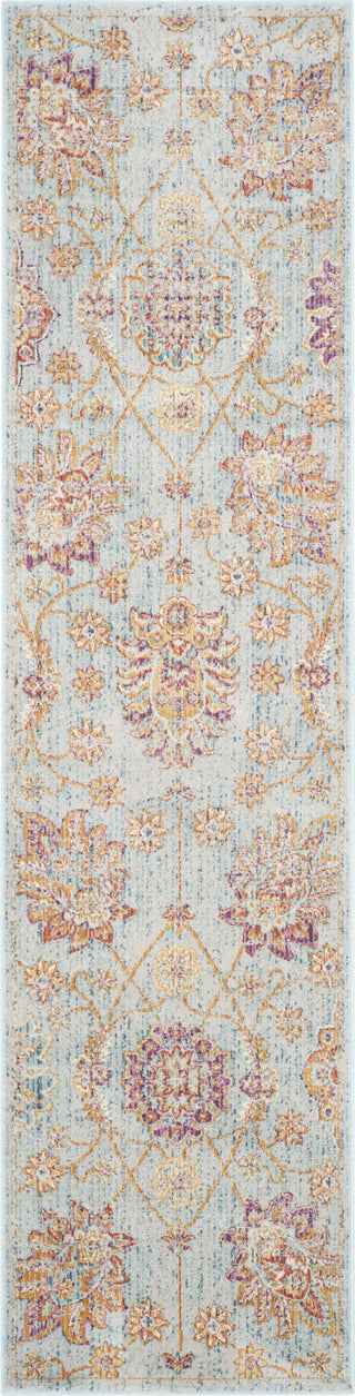 Safavieh Sevilla SEV814C Light Blue/Multi Area Rug 