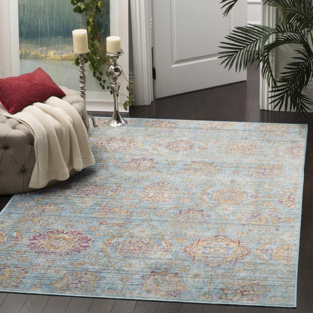 Safavieh Sevilla SEV814H Blue/Multi Area Rug  Feature