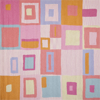 Safavieh Kids Sfk317 Pink/Multi Area Rug Square