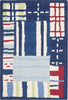 Safavieh Kids Sfk318 Blue/Multi Area Rug 