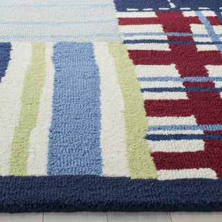 Safavieh Kids Sfk318 Blue/Multi Area Rug Detail