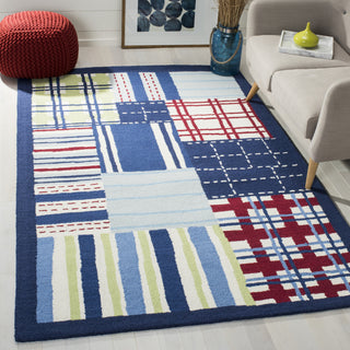 Safavieh Kids Sfk318 Blue/Multi Area Rug Room Scene Feature