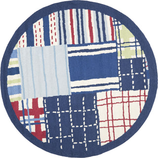 Safavieh Kids Sfk318 Blue/Multi Area Rug Round