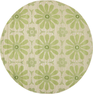 Safavieh Kids Sfk319 Beige/Green Area Rug Round