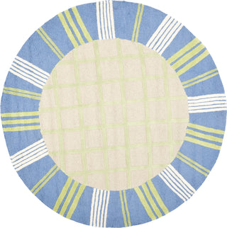 Safavieh Kids Sfk320 Taupe/Blue Area Rug Round