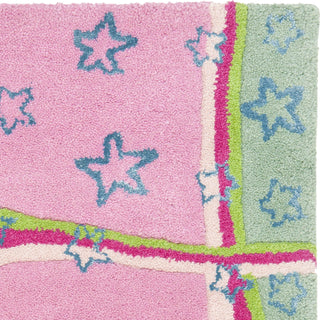 Safavieh Kids Sfk338 Green/Pink Area Rug 