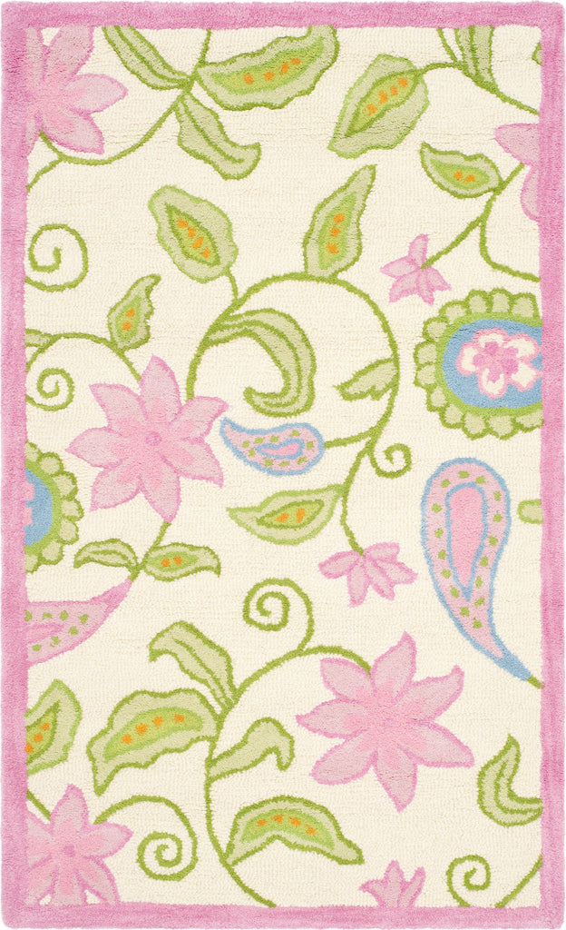 Safavieh Kids Sfk351 Ivory/Pink Area Rug main image