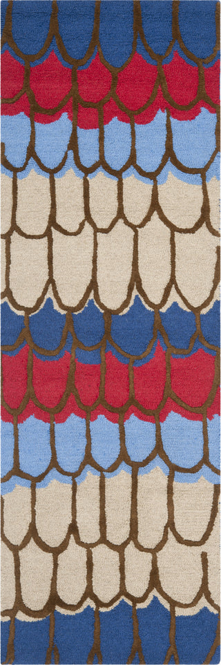 Safavieh Kids Sfk353 Blue/Multi Area Rug 